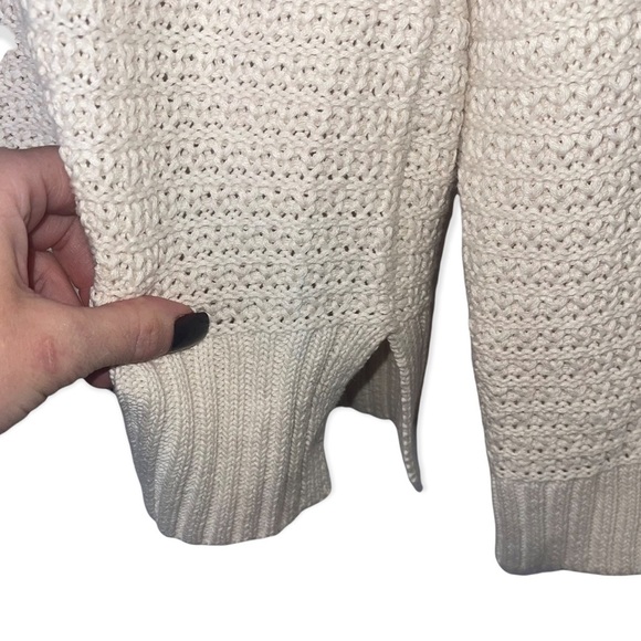 RACHEL ZOE Ivory Relaxed Hooded Sweater M NWT - Picture 8 of 15